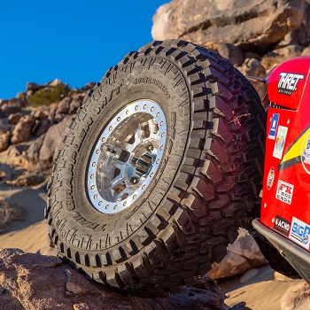 Front tire on Ultra 4 Buggy